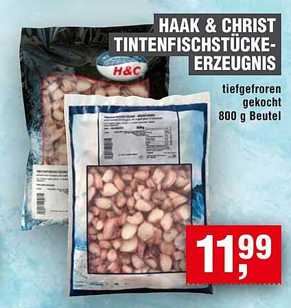 HAAK & CHRIST TINTENFISCHSTÜCKE-ERZEUGNIS