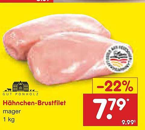 Hähnchen-Brustfilet mager 1 kg