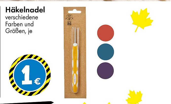 Häkelnadel verschiedene Farben und Größen, je