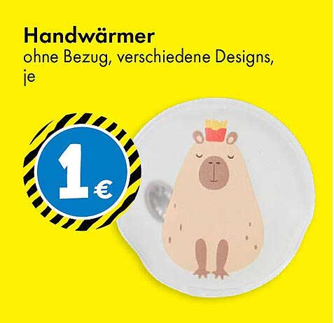 Handwärmer ohne Bezug, verschiedene Designs, je