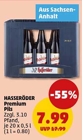 HASSERÖDER Premium Pils 20 x 0,5 l