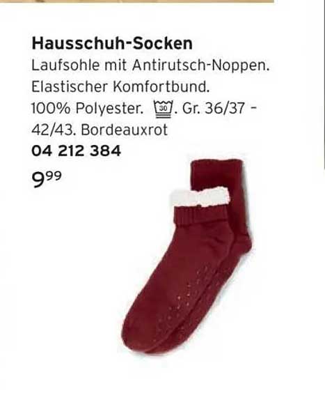 Hausschuh-Socken
