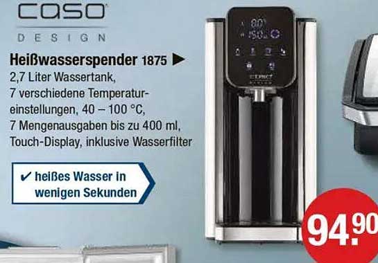 Heißwasserspender 1875