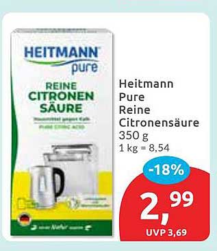 Heitmann Pure Reine Citronensäure 350 g