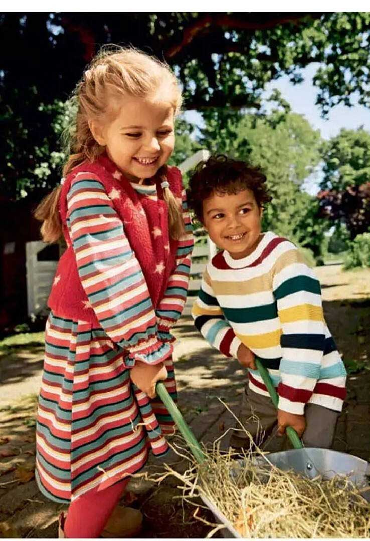 Herbstliche Kinderbekleidung von Tchibo - Farbenfrohe Strickmode für kleine Entdecker
