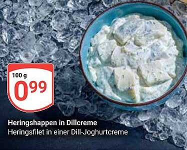 Heringshappen in Dillcreme