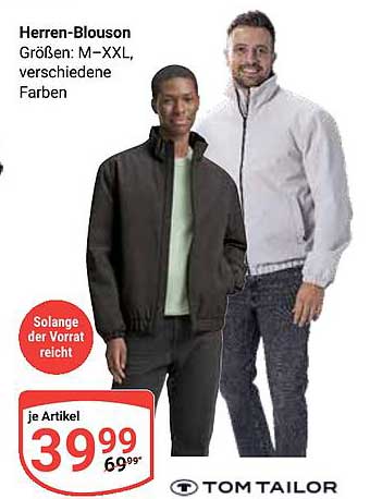 Herren-Blouson von Tom Tailor – Jetzt zum Sonderpreis!
