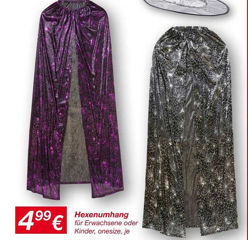 Hexenumhang für Erwachsene oder Kinder, onesize, je