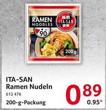 ITA-SAN Ramen Nudeln 200-g-Packung