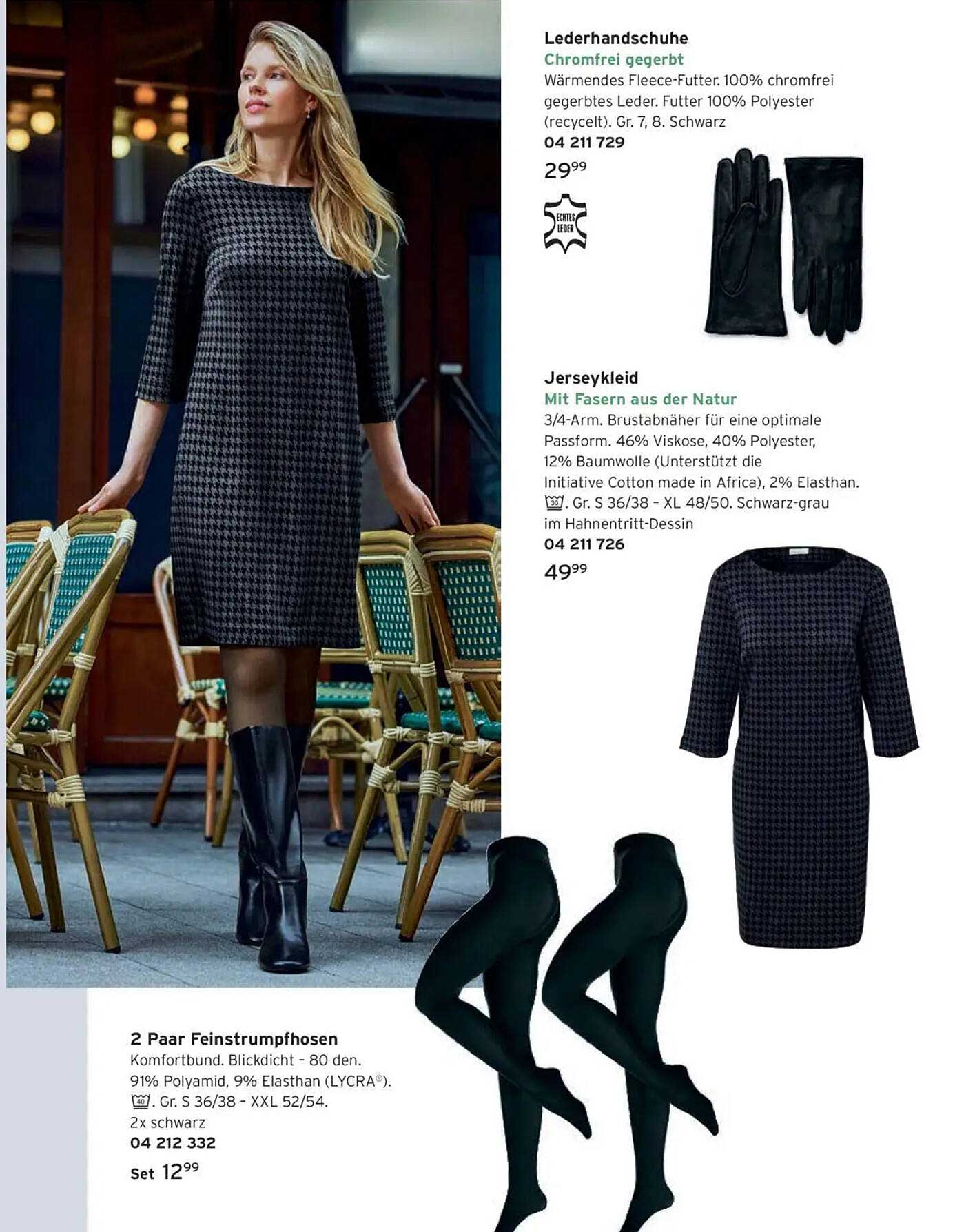 Jersey Kleid mit Faser aus der Natur