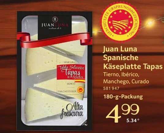 Juan Luna Spanische Käseplatte Tapas