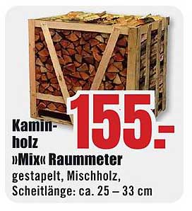 Kaminholz 'Mix' Raumeter