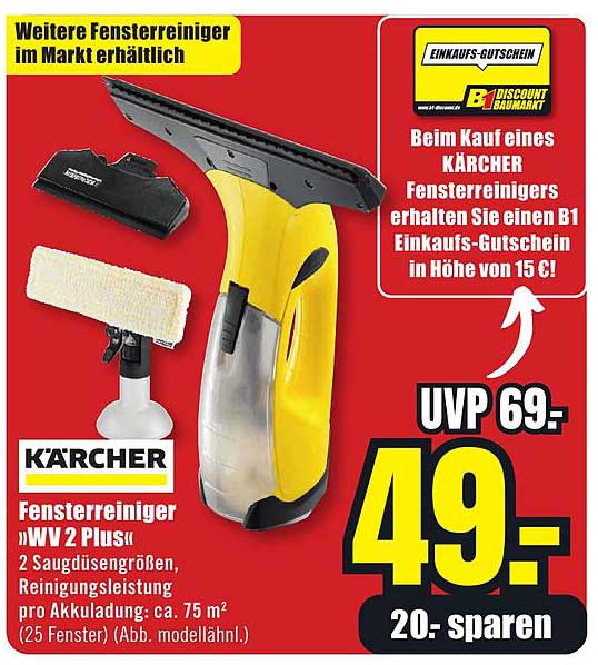 Kärcher Fensterreiniger WV 2 Plus
