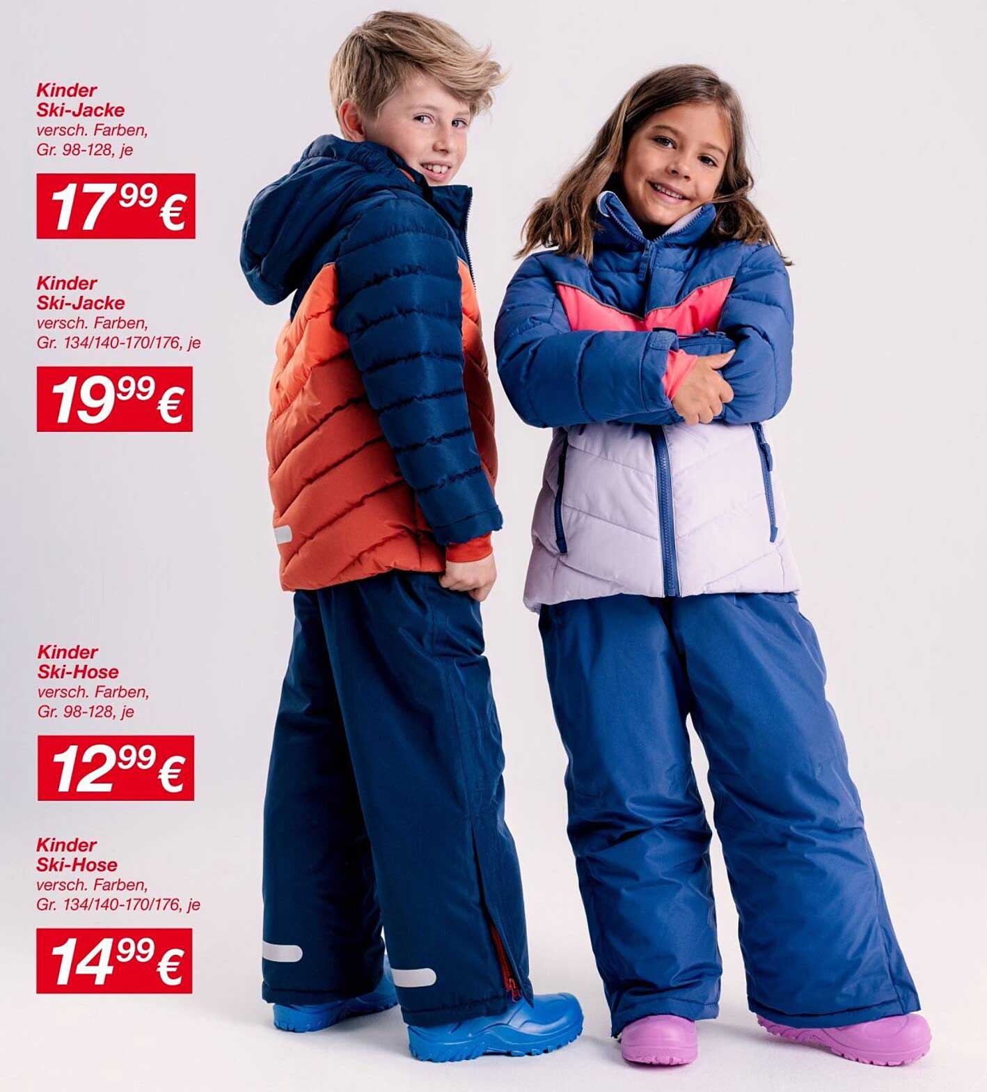 Kinder Ski-Jacke und Ski-Hose - vielseitige Wintermode für kleine Abenteurer