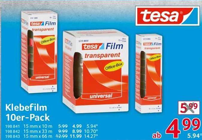 Klebefilm 10er-Pack von tesa