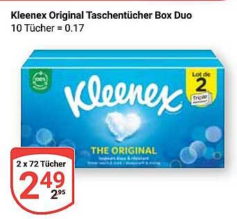 Kleenex Original Taschentücher Box Duo