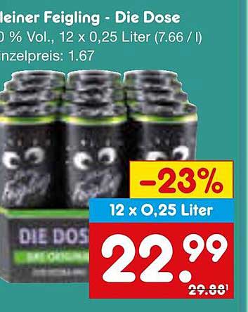 Kleiner Feigling - Die Dose 12 x 0,25 Liter