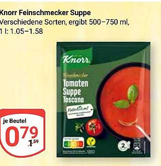 Knorr Feinschmecker Suppe - Verschiedene Sorten