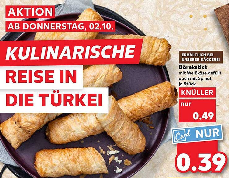 Kulinarische Reise in die Türkei – Börekstick mit Weißkäse und Spinat