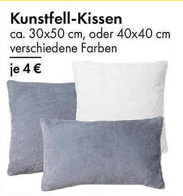 Kunstfell-Kissen
