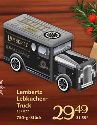 Lambertz Lebkuchen-Truck 750-g-Stück