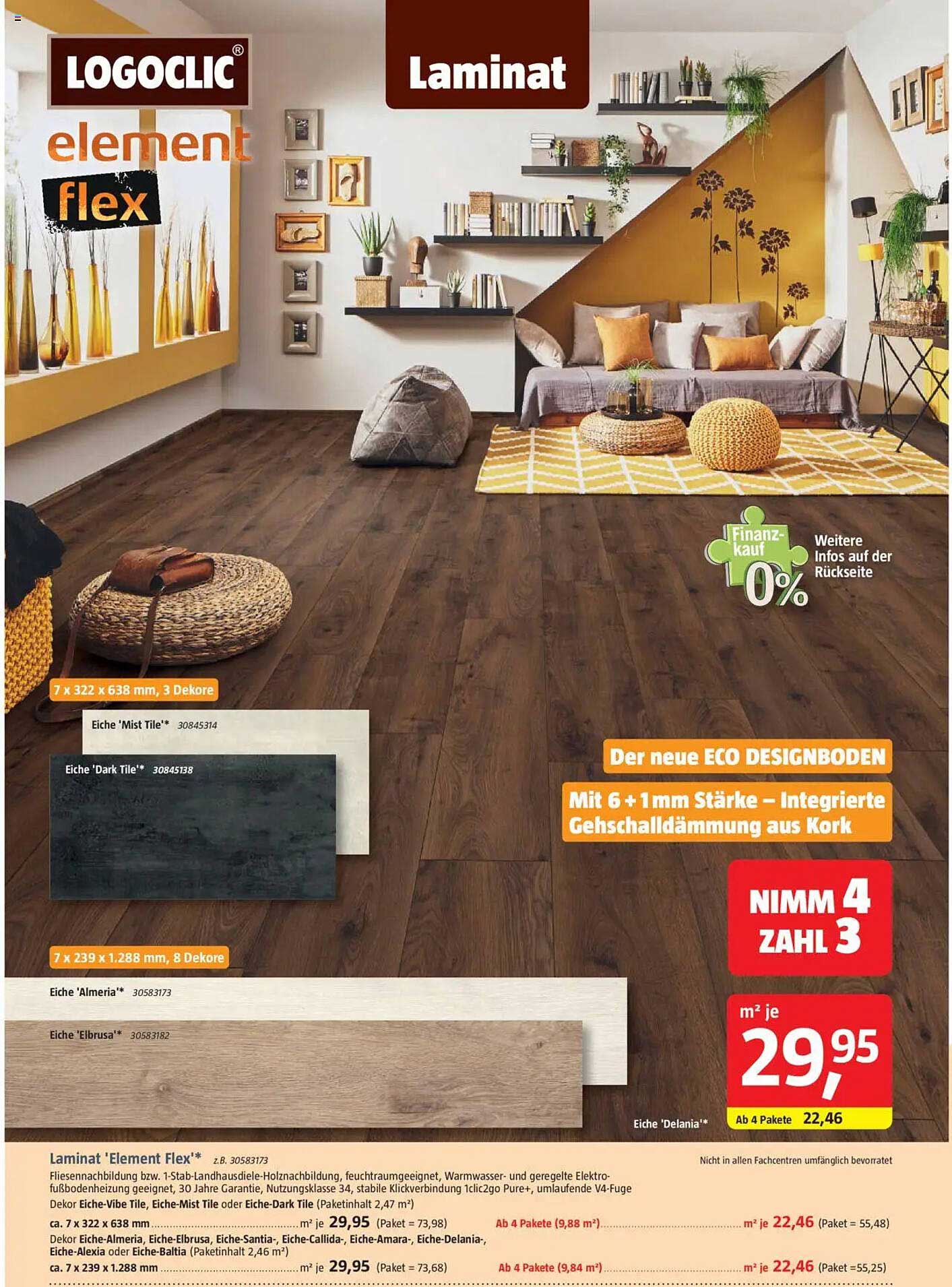 Laminat 'Element Flex' von LOGOCLIC
