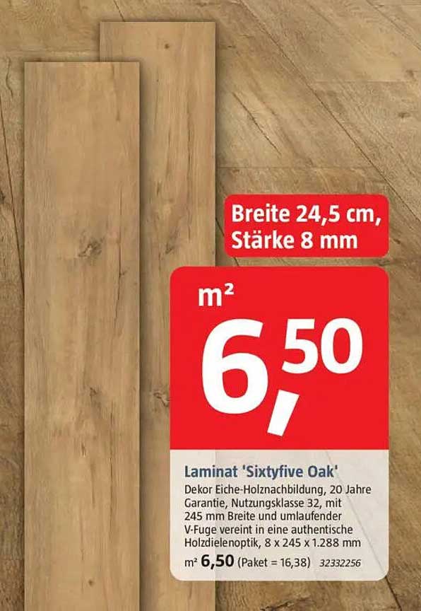 Laminat 'Sixtyfive Oak'