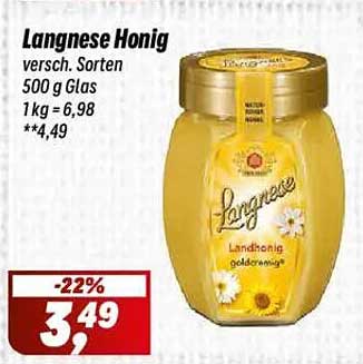 Langnese Honig 500 g – Verschiedene Sorten