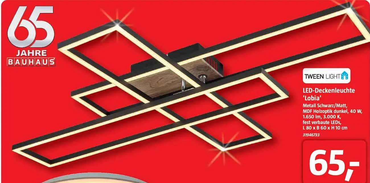 LED-Deckenleuchte 'Lobia'