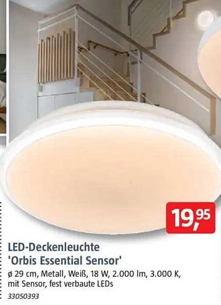 LED-Deckenleuchte 'Orbis Essential Sensor'
