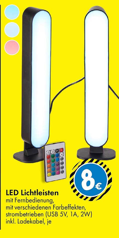 LED Lichtleisten mit Fernbedienung