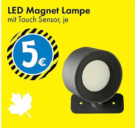 LED Magnet Lampe mit Touch Sensor