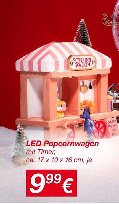 LED Popcornwagen mit Timer