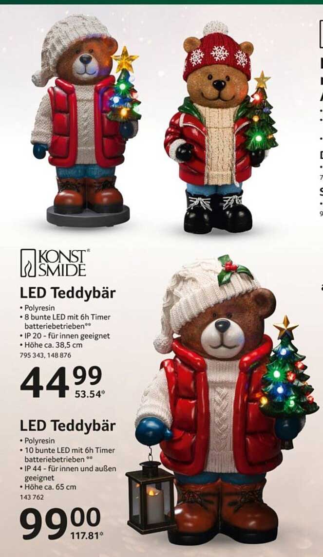 LED Teddybrä - Festliche Beleuchtung für Ihr Zuhause