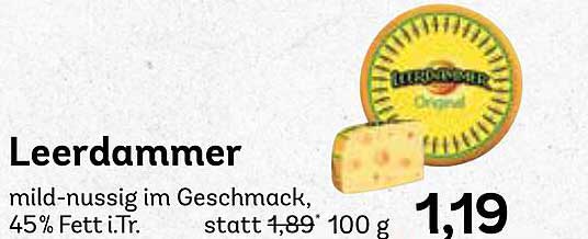 Leerdammer Käse 100 g