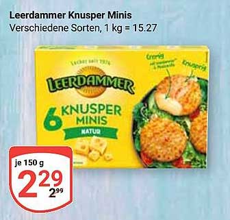 Leerdammer Knusper Minis 150 g - Verschiedene Sorten
