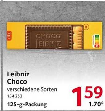 Leibniz Choco verschiedene Sorten 125-g-Packung