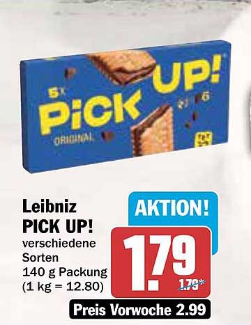 Leibniz PICK UP! verschiedene Sorten 140 g Packung