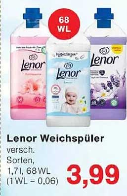 Lenor Weichspüler 1,7l – Erleben Sie unvergleichliche Frische!