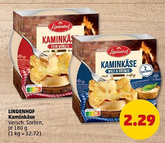 Lindenhof Kaminkäse - Verschiedene Sorten, je 180 g