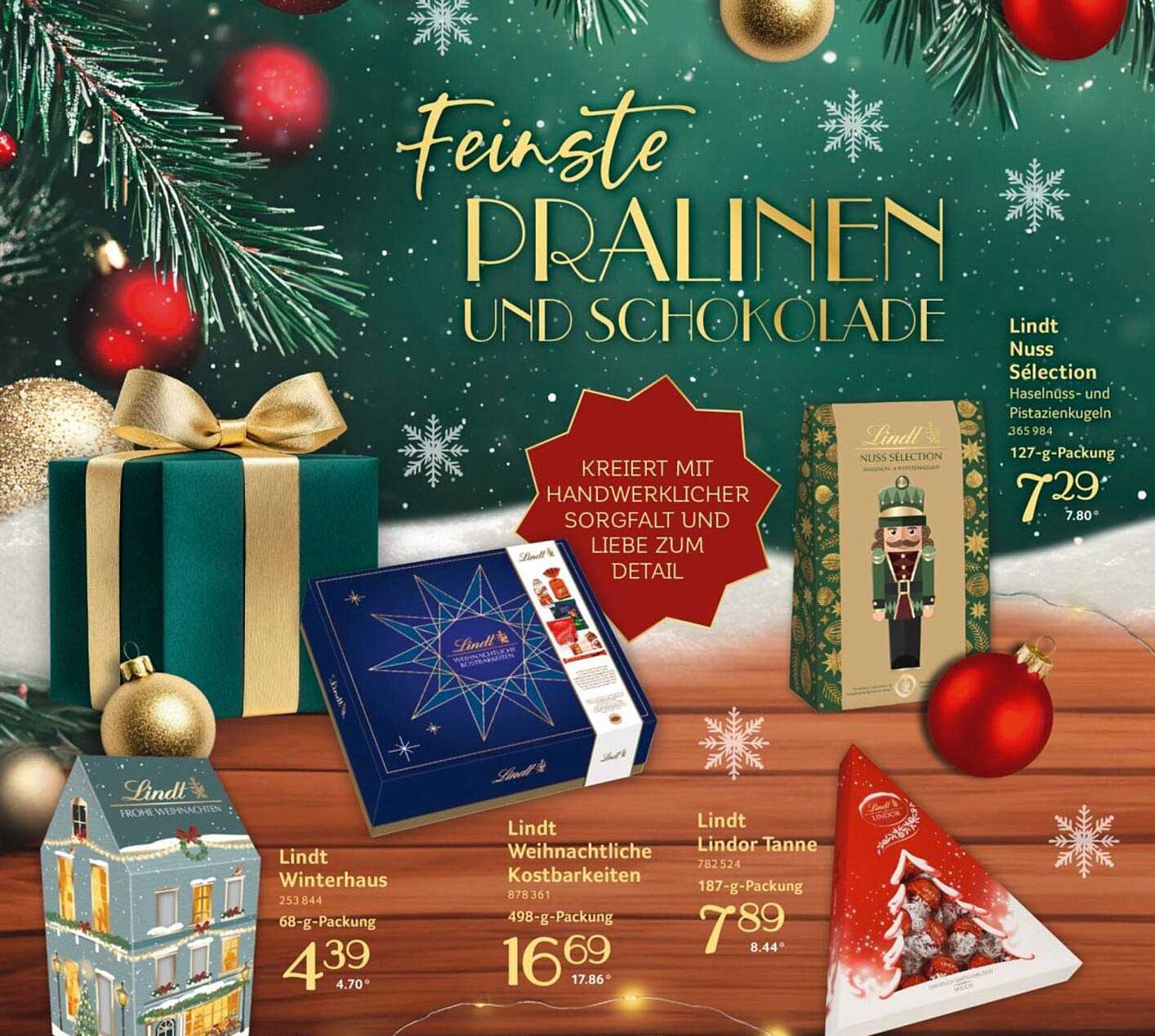 Lindt Nuss Sélection 127-g-Packung