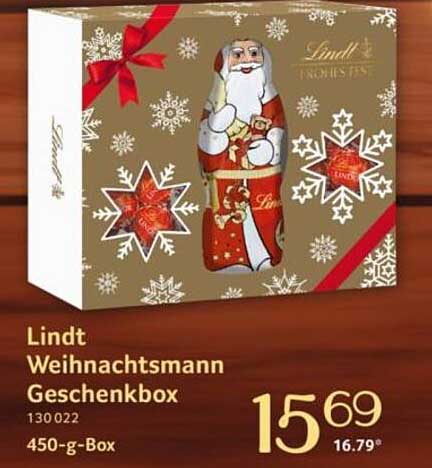 Lindt Weihnachtsmann Geschenkbox 450 g