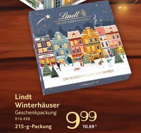 Lindt Winterhäuser Geschenkpackung 215-g-Packung