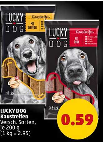 LUCKY DOG Kaustreifen