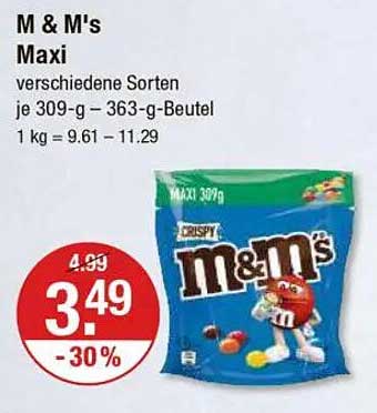 M & M's Maxi - Verschiedene Sorten 309 g