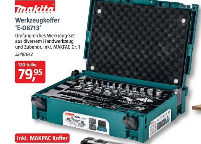 Makita Werkzeugkoffer 'E-08713' - 120-teilig