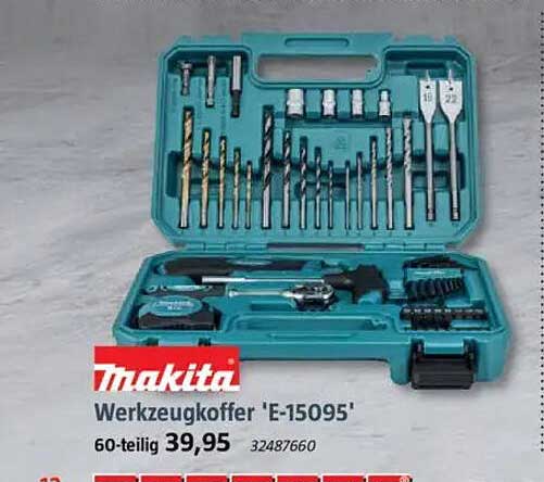 Makita Werkzeugkoffer 'E-15095' 60-teilig