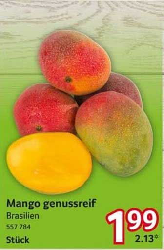 Mango genussreif Brasilien