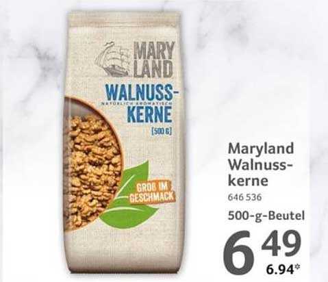 Maryland Walnusskerne 500 g - Groß im Geschmack!