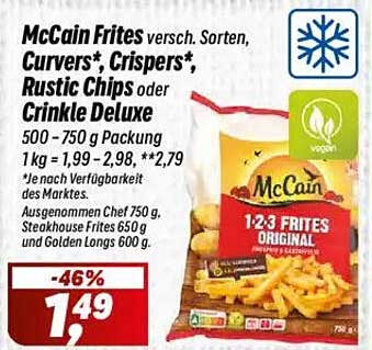 McCain Frites - Vielseitige Kartoffelgenüsse